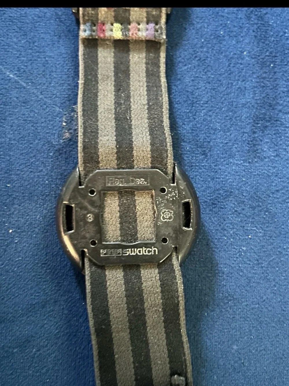 Vintage POP Swatch Elastic Band 80's 90's Swiss Quartz